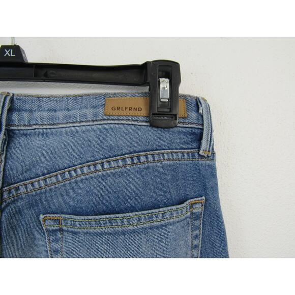 Grlfrnd Naomi High-Rise Jean Size 29 I Will Survive Light Blue Denim Petite - Picture 8 of 9